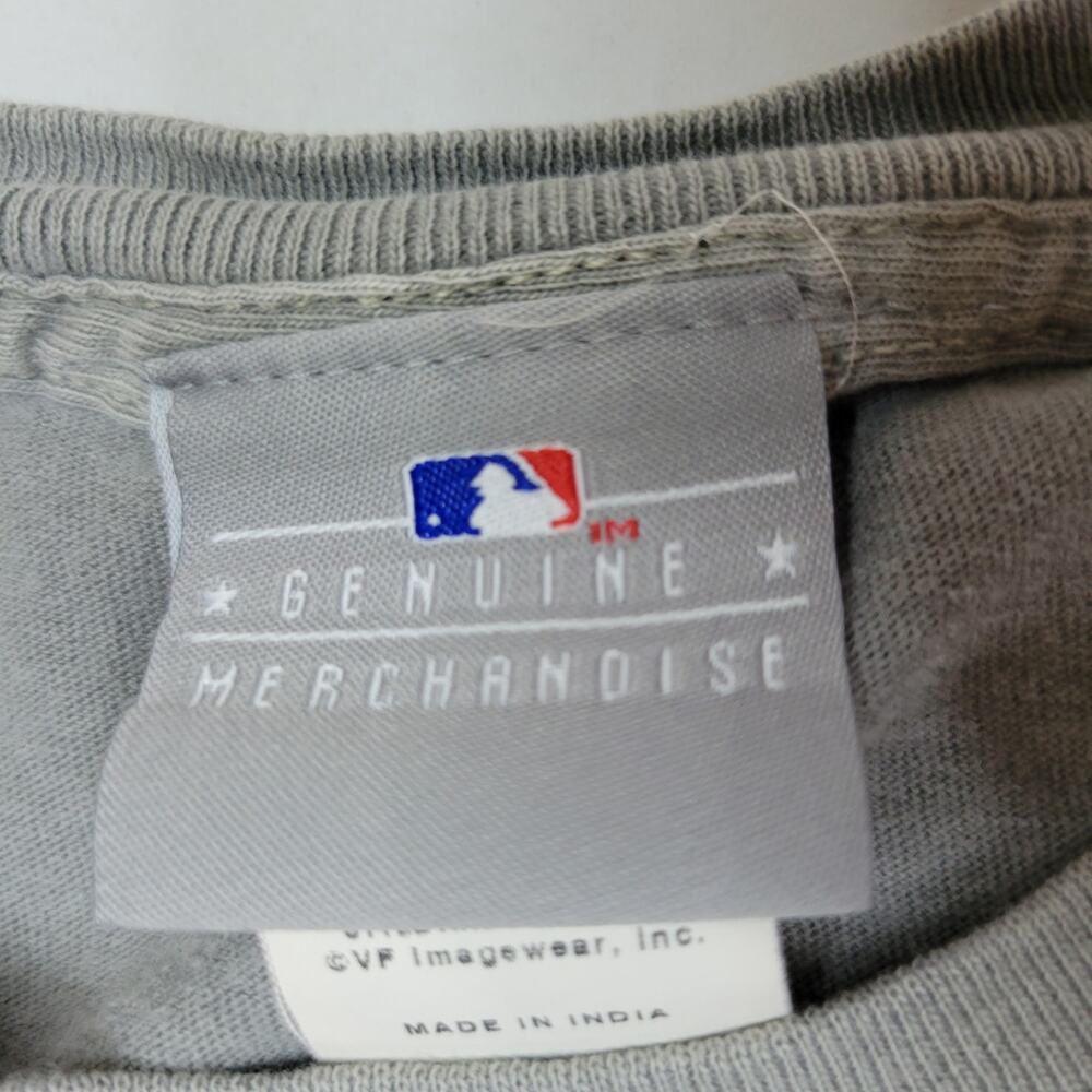 Boston Red Sox Shirt Youth Large Gray MLB Baseball Logo Graphic Short Sleeve - Picture 3 of 5
